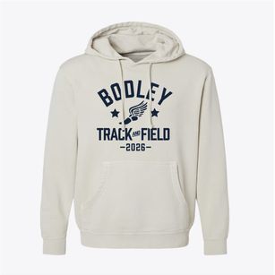 G Ray Bodley High School Track and Field Pigment-Dyed Hoodie