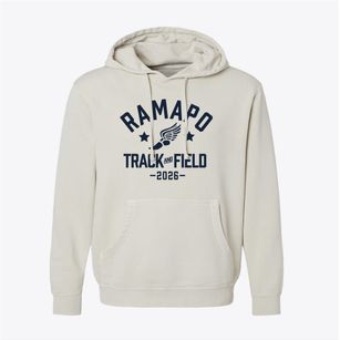 Ramapo Freshman Center Track and Field Pigment-Dyed Hoodie