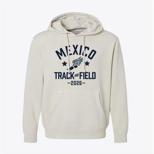 Mexico High School Track and Field Pigment-Dyed Hoodie