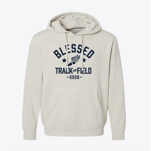 Blessed Sacrament School Track and Field Pigment-Dyed Hoodie