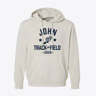 John Quincy Adams School Track and Field Pigment-Dyed Hoodie