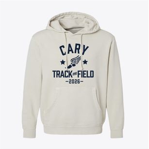 Cary Academy Track and Field Pigment-Dyed Hoodie