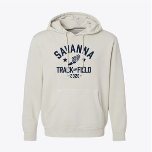 Savanna High School Track and Field Pigment-Dyed Hoodie