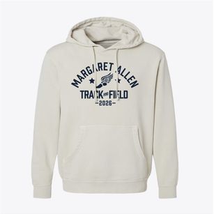 Margaret Allen Elementary School Track and Field Pigment-Dyed Hoodie