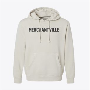 Merchantville New Jersey Classic Block Pigment-Dyed Hoodie