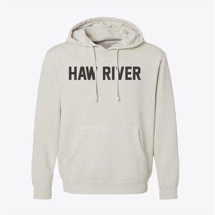 Haw River North Carolina Classic Block Pigment-Dyed Hoodie