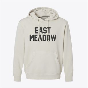 East Meadow New York Classic Block Pigment-Dyed Hoodie