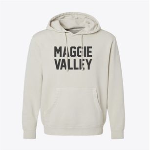 Maggie Valley North Carolina Classic Block Pigment-Dyed Hoodie