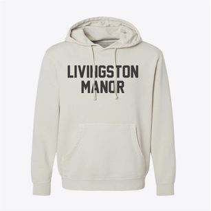 Livingston Manor New York Classic Block Pigment-Dyed Hoodie