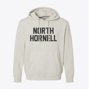 North Hornell New York Classic Block Pigment-Dyed Hoodie