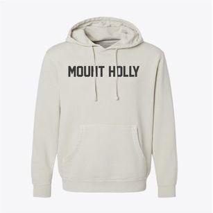 Mount Holly North Carolina Classic Block Pigment-Dyed Hoodie