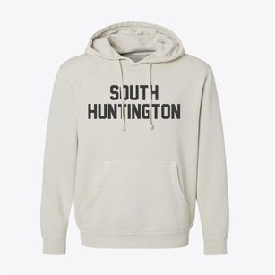 South Huntington New York Classic Block Pigment-Dyed Hoodie