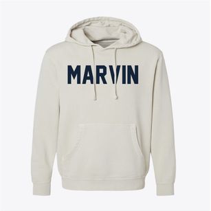 Marvin North Carolina Classic Block Pigment-Dyed Hoodie