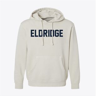 Eldridge Iowa Classic Block Pigment-Dyed Hoodie