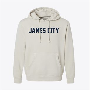 James City North Carolina Classic Block Pigment-Dyed Hoodie