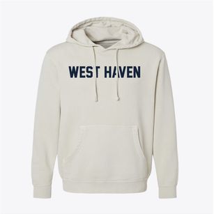 West Haven Connecticut Classic Block Pigment-Dyed Hoodie