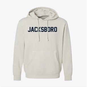 Jacksboro Texas Classic Block Pigment-Dyed Hoodie