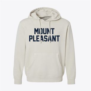 Mount Pleasant Pennsylvania Classic Block Pigment-Dyed Hoodie