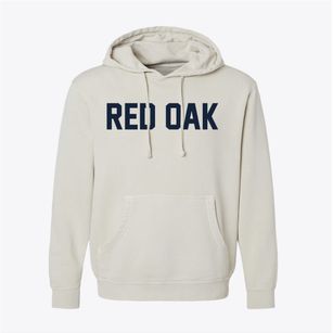 Red Oak North Carolina Classic Block Pigment-Dyed Hoodie