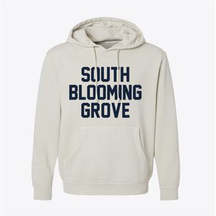 South Blooming Grove New York Classic Block Pigment-Dyed Hoodie