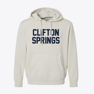 Clifton Springs New York Classic Block Pigment-Dyed Hoodie