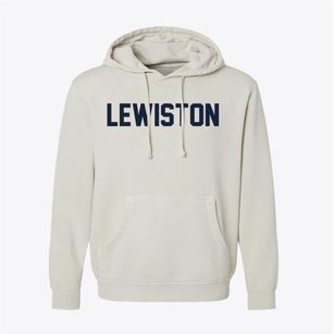 Lewiston Idaho Classic Block Pigment-Dyed Hoodie