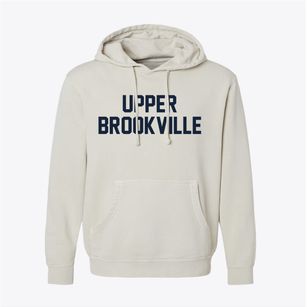 Upper Brookville New York Classic Block Pigment-Dyed Hoodie