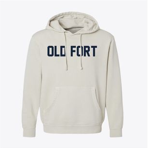 Old Fort North Carolina Classic Block Pigment-Dyed Hoodie