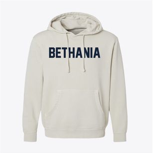 Bethania North Carolina Classic Block Pigment-Dyed Hoodie