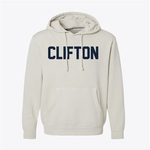 Clifton Idaho Classic Block Pigment-Dyed Hoodie