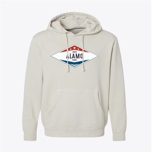Alamo Texas Diamond Star Pigment-Dyed Hoodie