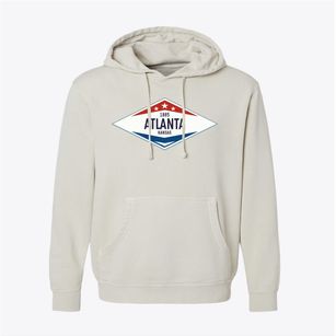 Atlanta Kansas Diamond Star Pigment-Dyed Hoodie
