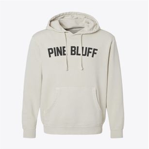 Pine Bluff Arkansas Classic Curve Pigment-Dyed Hoodie