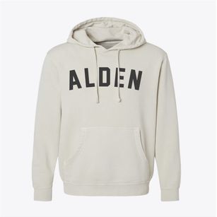 Alden Wisconsin Classic Curve Pigment-Dyed Hoodie
