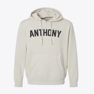 Anthony Kansas Classic Curve Pigment-Dyed Hoodie