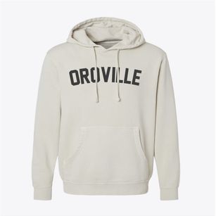 Oroville California Classic Curve Pigment-Dyed Hoodie