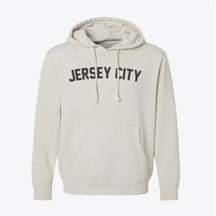 Jersey City New Jersey Classic Curve Pigment-Dyed Hoodie