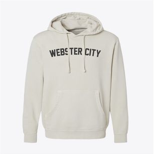 Webster City Iowa Classic Curve Pigment-Dyed Hoodie