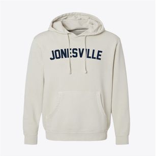Jonesville South Carolina Classic Curve Pigment-Dyed Hoodie