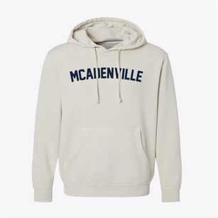 Mcadenville North Carolina Classic Curve Pigment-Dyed Hoodie