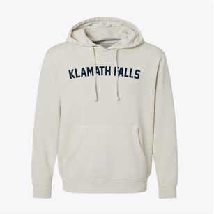 Klamath Falls Oregon Classic Curve Pigment-Dyed Hoodie