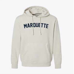 Marquette Kansas Classic Curve Pigment-Dyed Hoodie