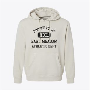 East Meadow New York Athletic Dept Pigment-Dyed Hoodie