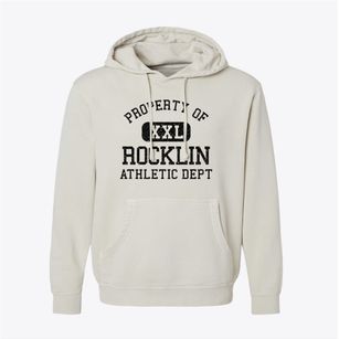 Rocklin California Athletic Dept Pigment-Dyed Hoodie