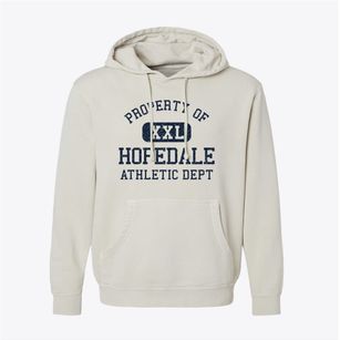Hopedale Illinois Athletic Dept Pigment-Dyed Hoodie
