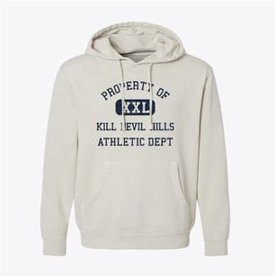 Kill Devil Hills North Carolina Athletic Dept Pigment-Dyed Hoodie