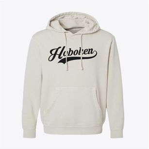 Hoboken New Jersey Vintage Team Pigment-Dyed Hoodie