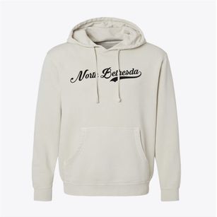 North Bethesda Maryland Vintage Team Pigment-Dyed Hoodie