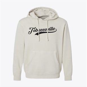 Tobaccoville North Carolina Vintage Team Pigment-Dyed Hoodie