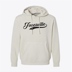 Jonesville North Carolina Vintage Team Pigment-Dyed Hoodie
